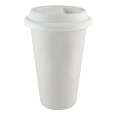 10 Ounce Eco-Tumbler w/ White Silicone Lid Thumbnail